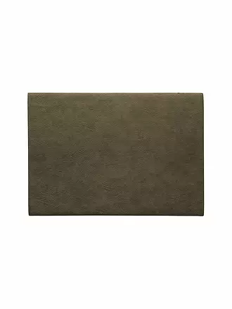 ASA SELECTION | Tischset "Vegan Leather" (Corn) | dunkelgrün